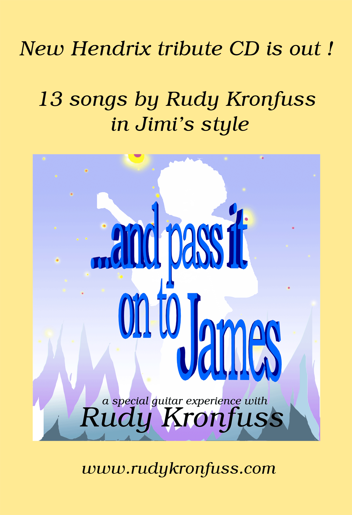 CD and pass it on to James